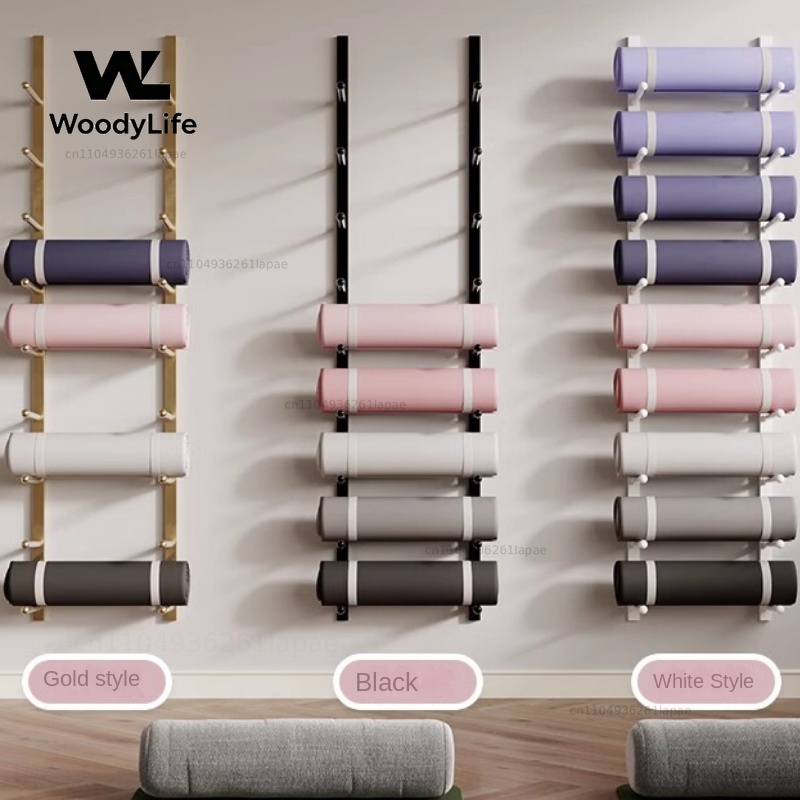 Home Gym Yoga Mat Storage - Sistema di Organizzazione a Parete per