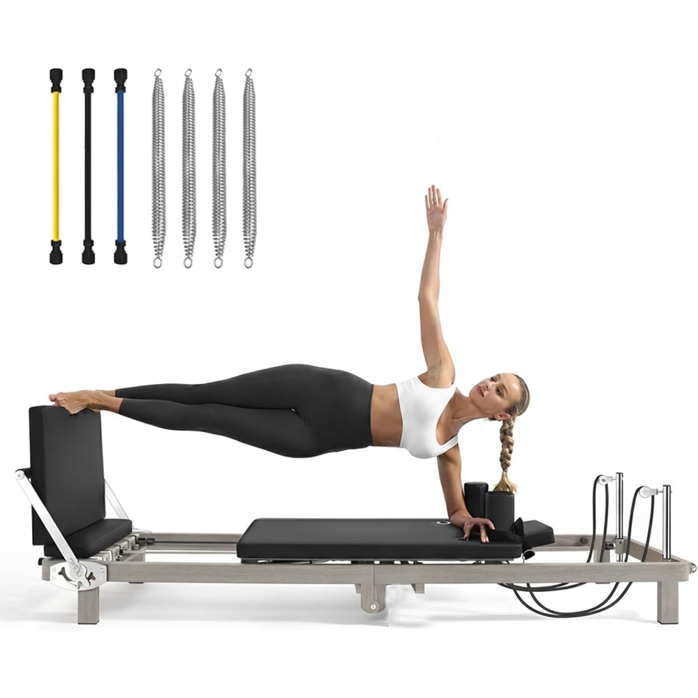 Home Gym Resistance - Reformer Pilates Pieghevole da 75 Pollici