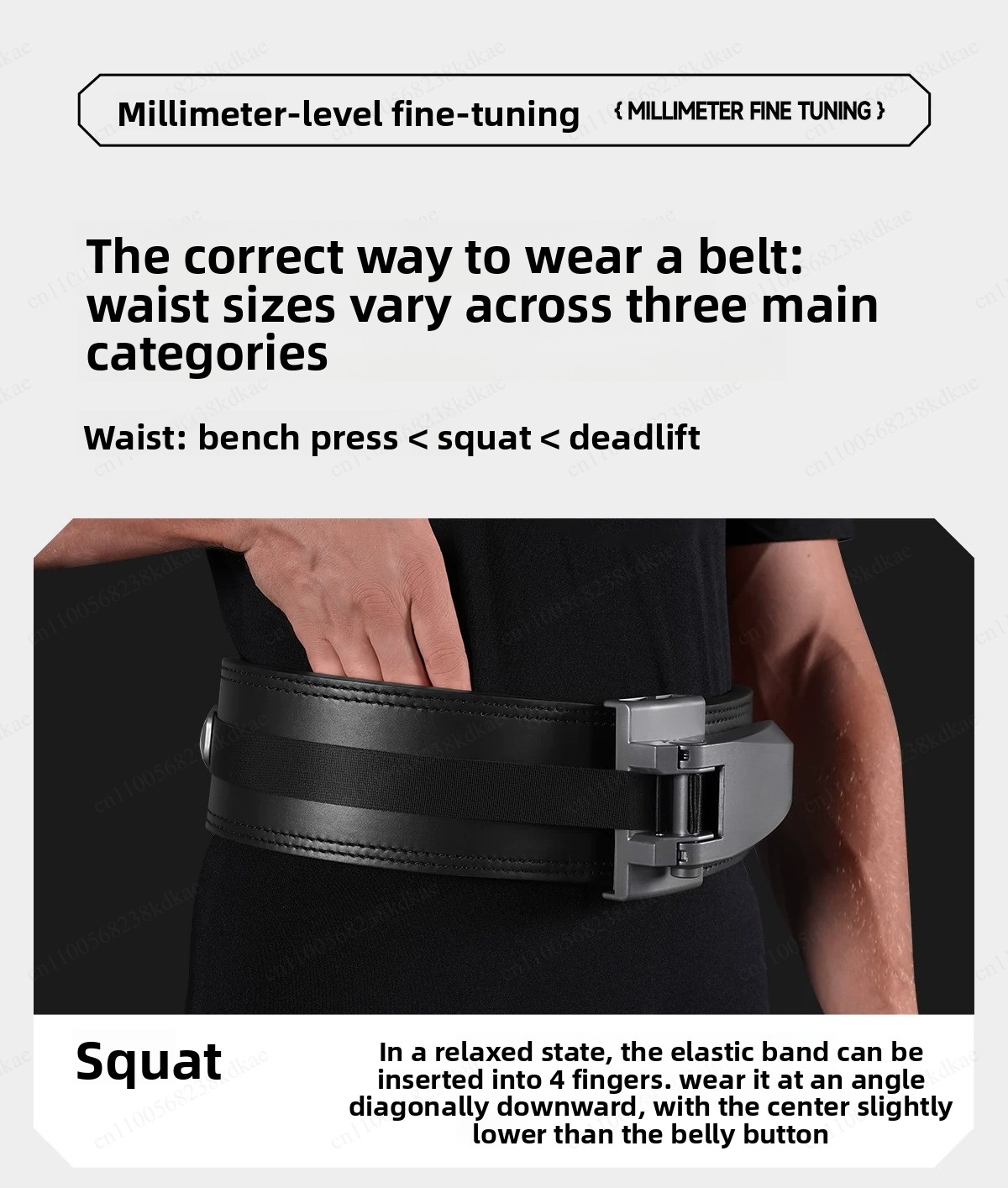 Weight Belt Lifting - Cintura per sollevamento pesi in pelle