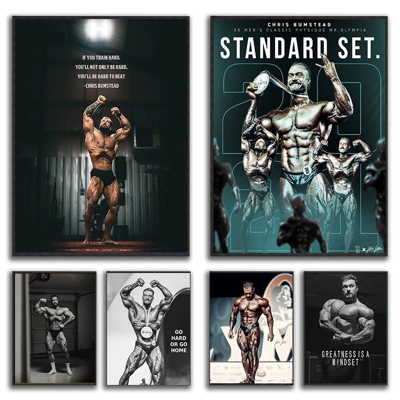 Home Gym Quotes - Chris bumspe Bodybuilder Fitness citazioni motivazionali