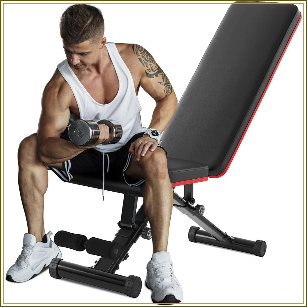 Home Gym Weight Bench - Panca per esercizi con pesi regolabile