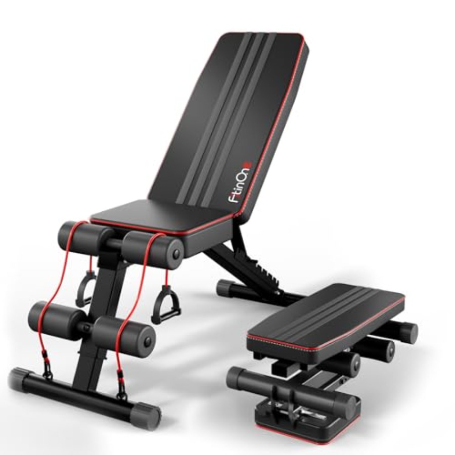 Home Gym Weight Bench - Panca Pesi Pieghevole Regolabile per Palestra