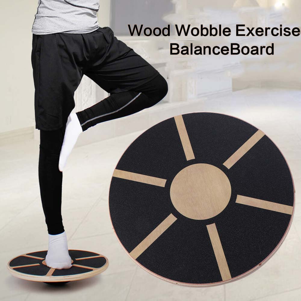 Wobble Board Balance - Tavola Rotonda in Legno per Allenamento