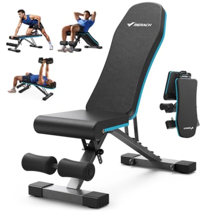 Home Gym Weight Bench - Panca Pesi Pieghevole per Palestra Domestica