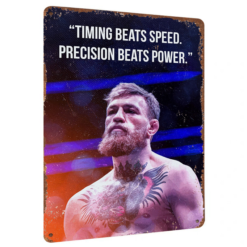 Home Gym Quotes - Citazione motivazionale Conor McGregor Wall Art