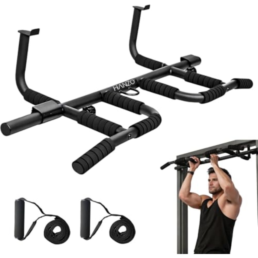 Home Gym Set - Set Barra per Trazioni da Porta