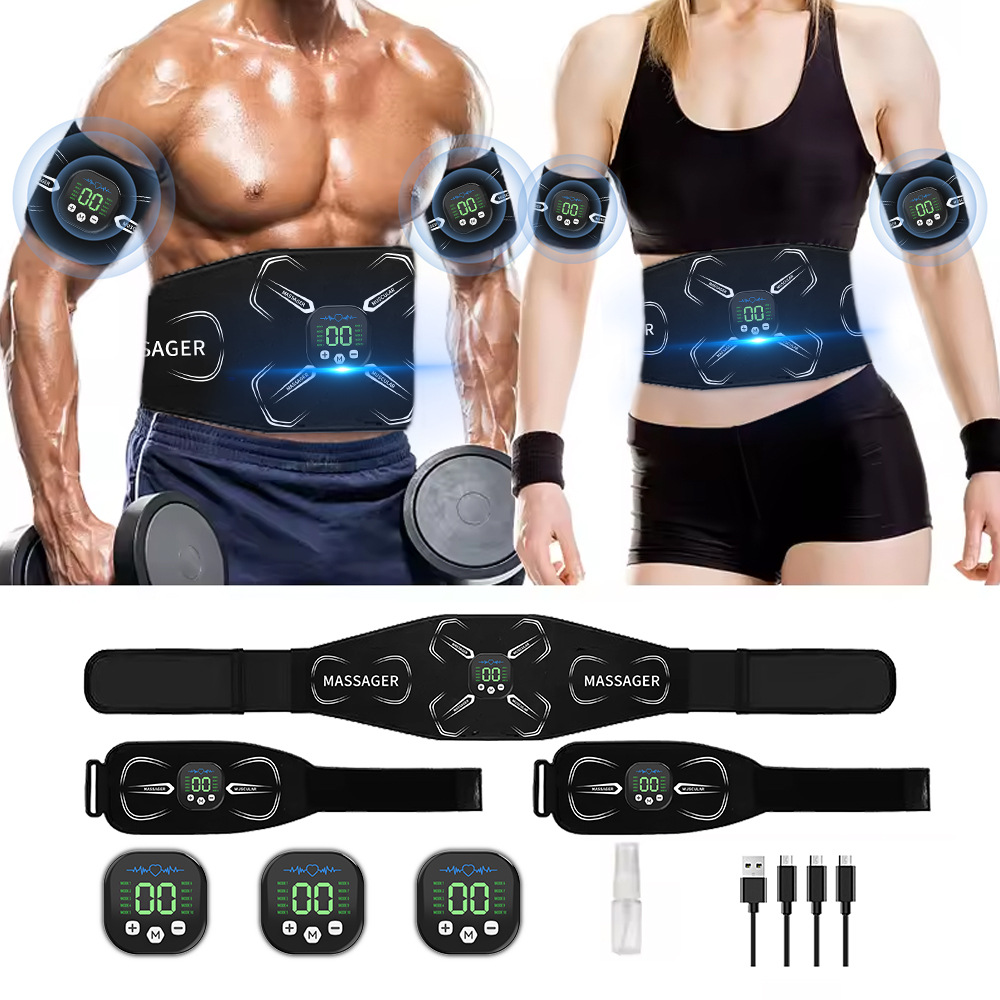 Home Gym Hack - Stimolatore Muscolare EMS, Allenatore Addominale, Tonificatore