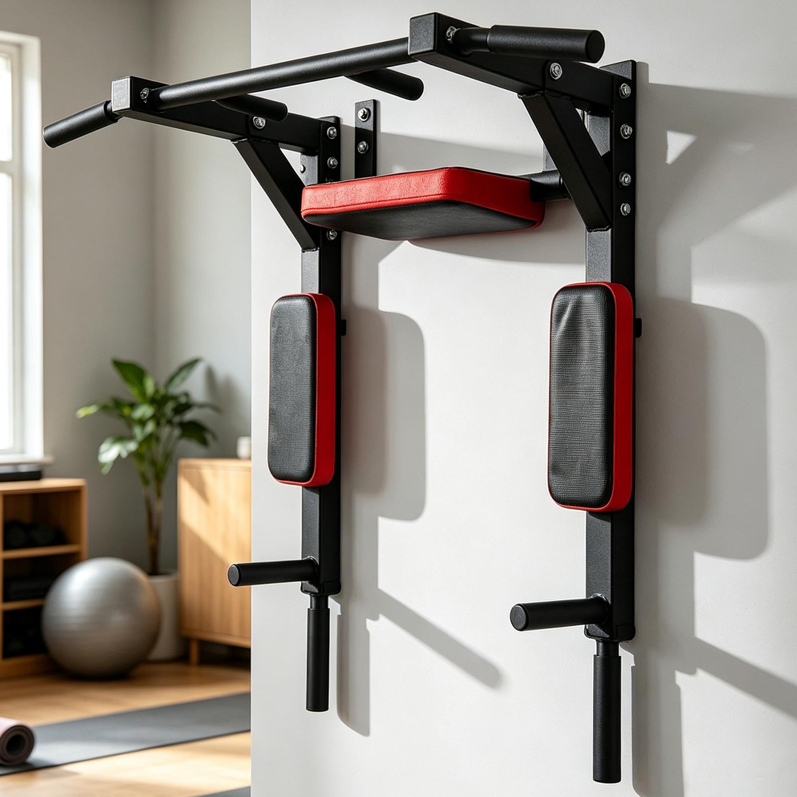 Home Gym Hack - Barra per trazioni a parete, sbarra
