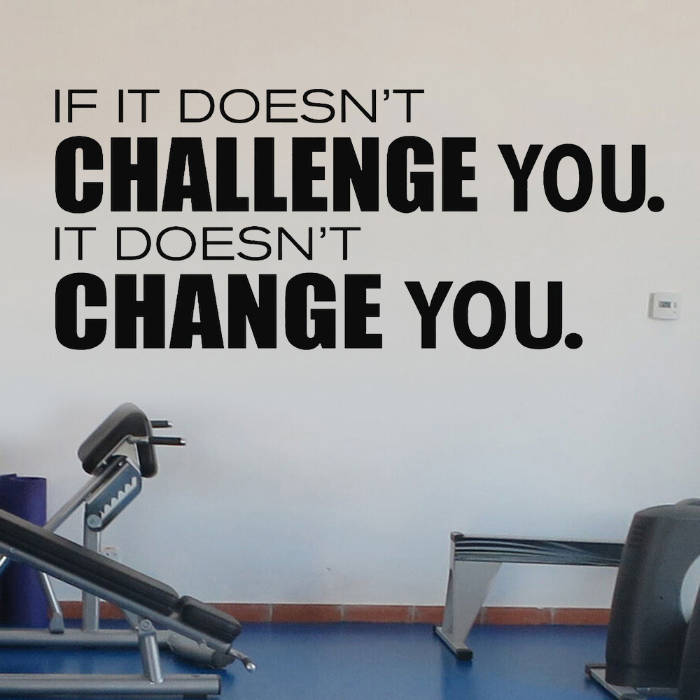 Non sfida che non ti cambiano  - Home Gym Quotes recensione e prezzo