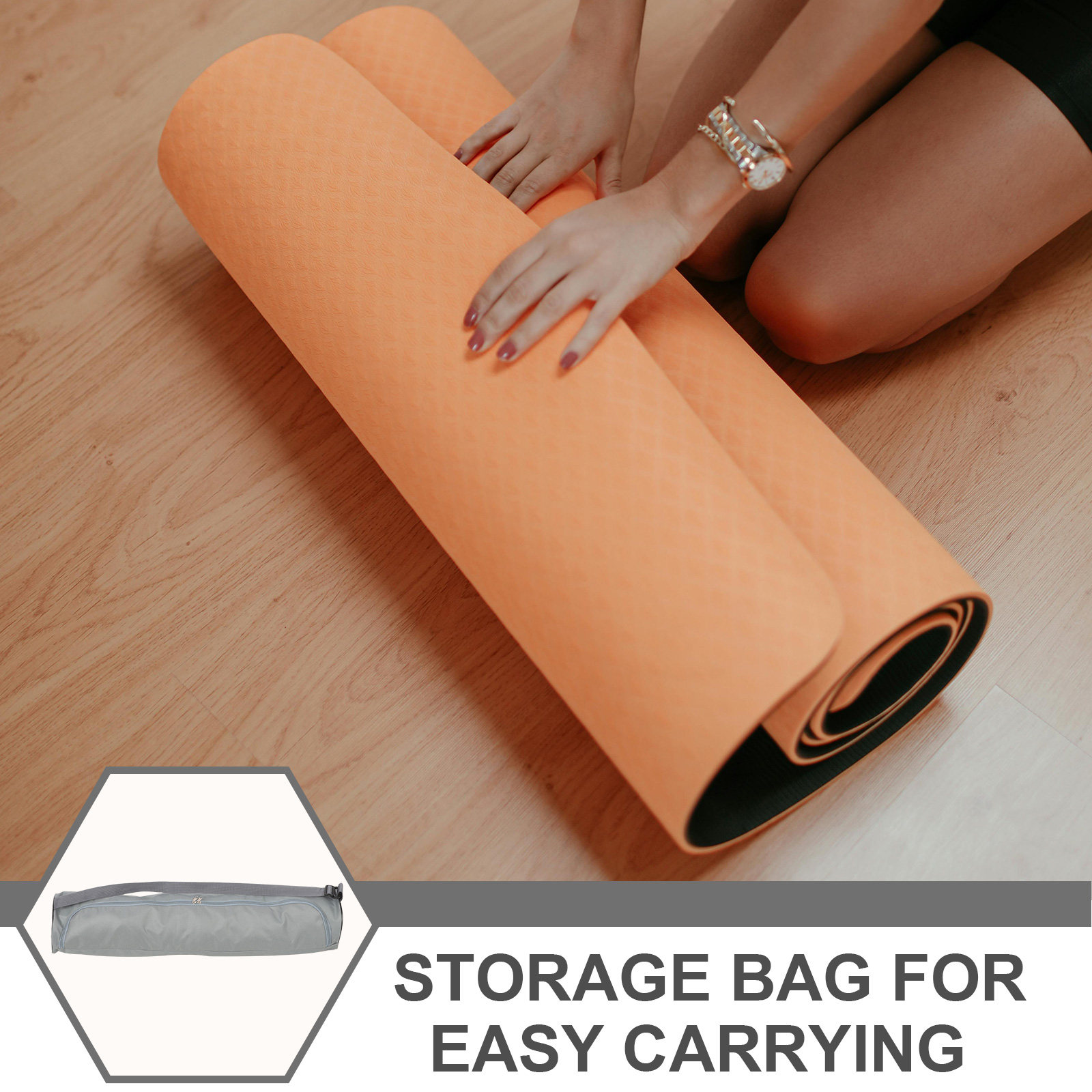 Borsa per Tappetino Yoga Grigi - Home Gym Yoga Mat Storage recensione e prezzo