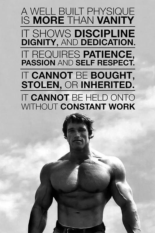 Poster Motivazionale di Arnold - Home Gym Quotes recensione e prezzo