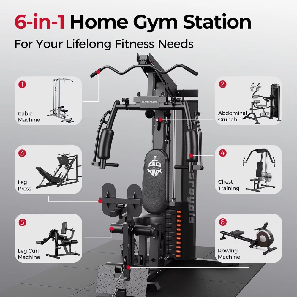 Macchina Multifunzione per All - Home Gym Cable Machine With Weight Stack recensione e prezzo