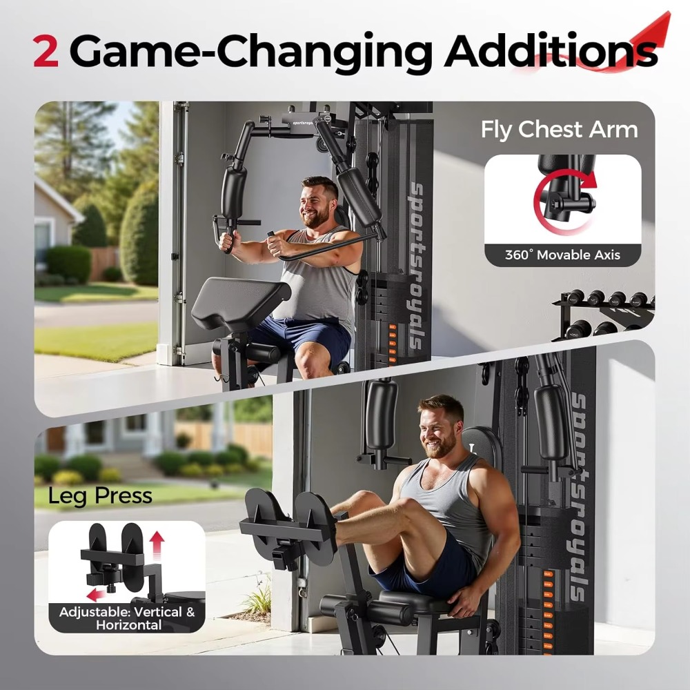 Macchina Multifunzione per All - Home Gym Cable Machine With Weight Stack recensione e prezzo
