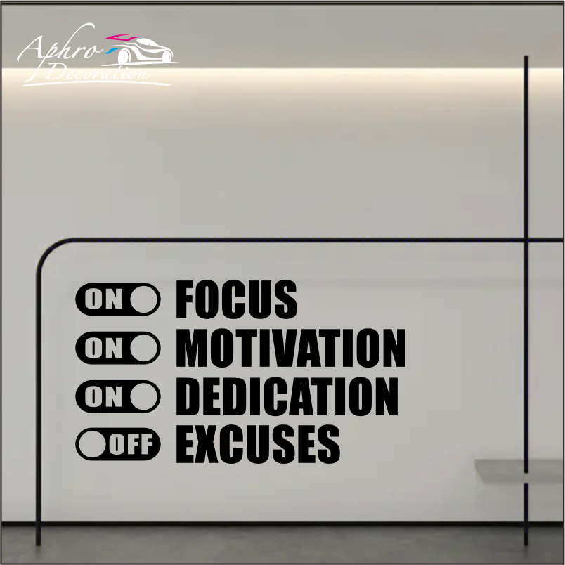Adesivo Murale in Vinile con C - Home Gym Quotes recensione e prezzo