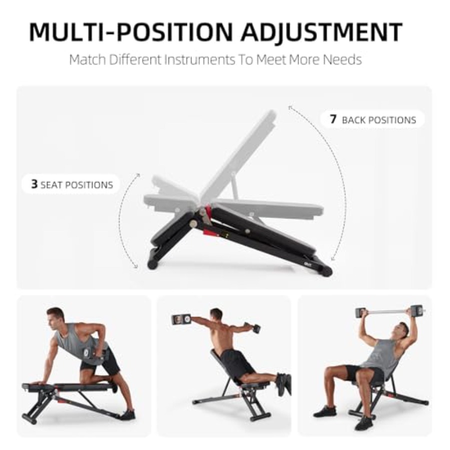 Panca per esercizi regolabile  - Home Gym Weight Bench recensione e prezzo