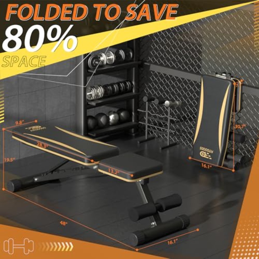 Panca Pesi Regolabile per Pale - Home Gym Weight Bench recensione e prezzo