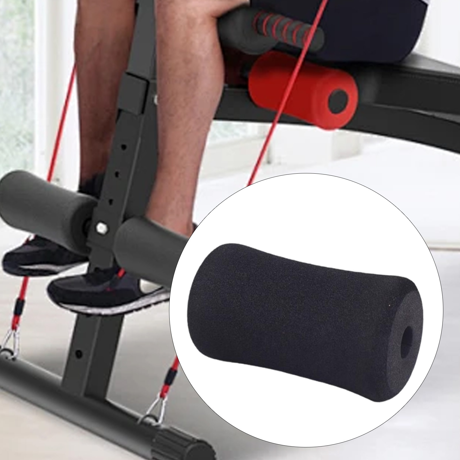 Rullo per poggiapiedi in schiu - Home Gym Leg Extension recensione e prezzo