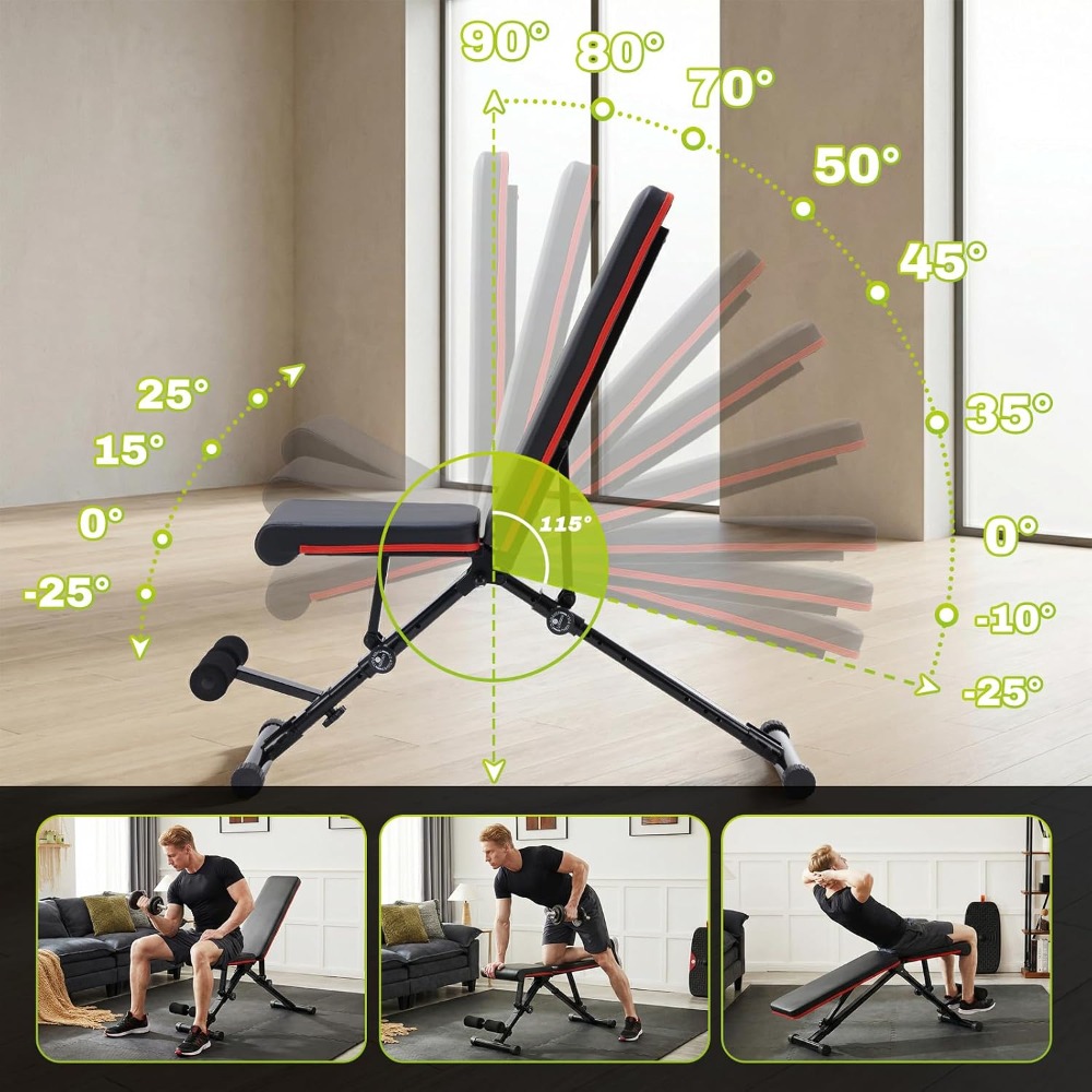 Panca per esercizi con pesi re - Home Gym Weight Bench recensione e prezzo