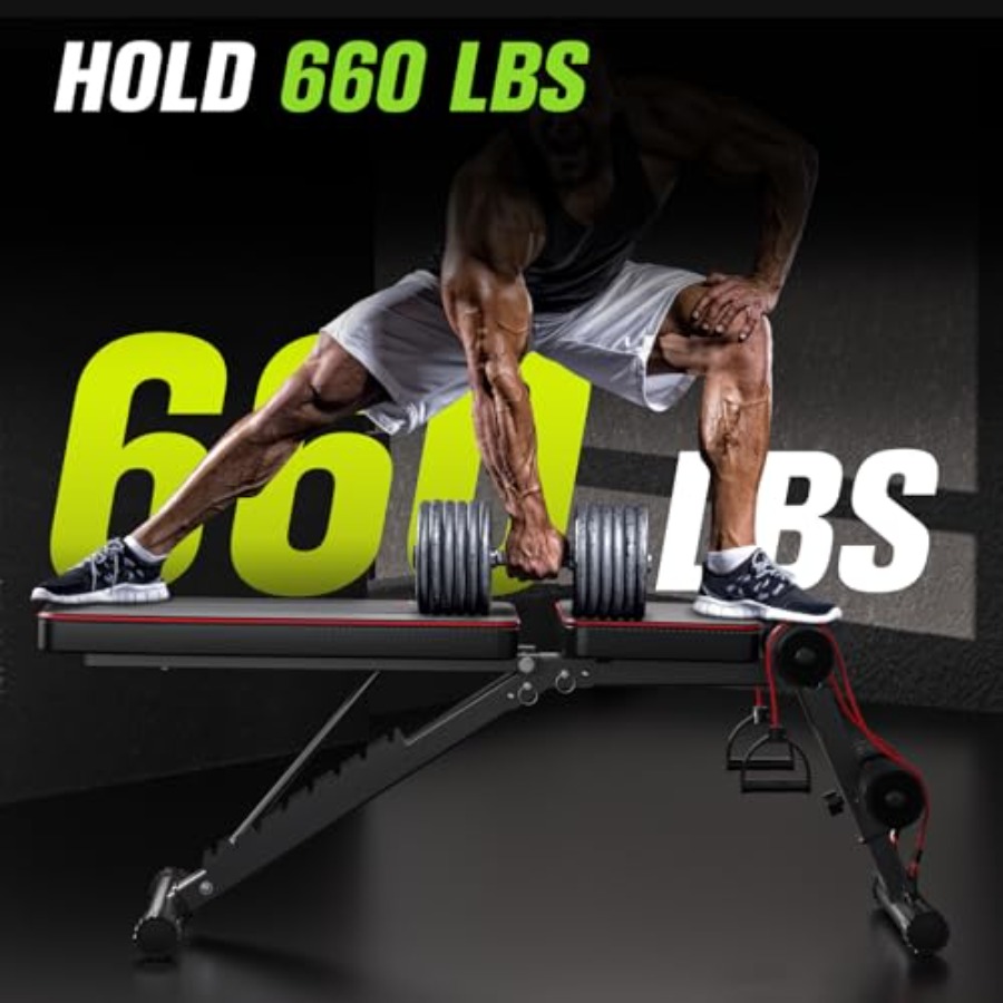 Panca Pesi Pieghevole Regolabi - Home Gym Weight Bench recensione e prezzo