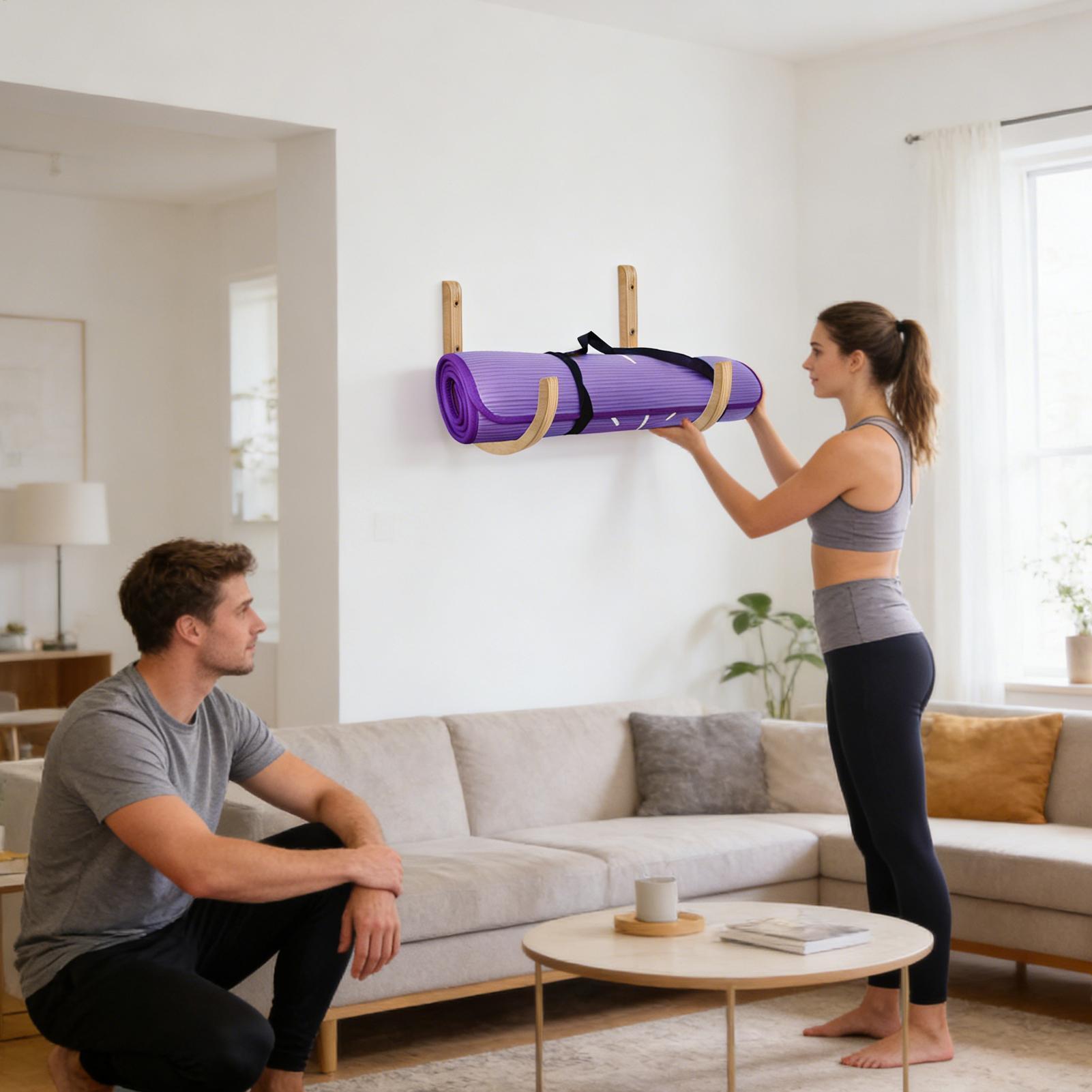 Porta tappetini da yoga in leg - Home Gym Yoga Mat Storage recensione e prezzo