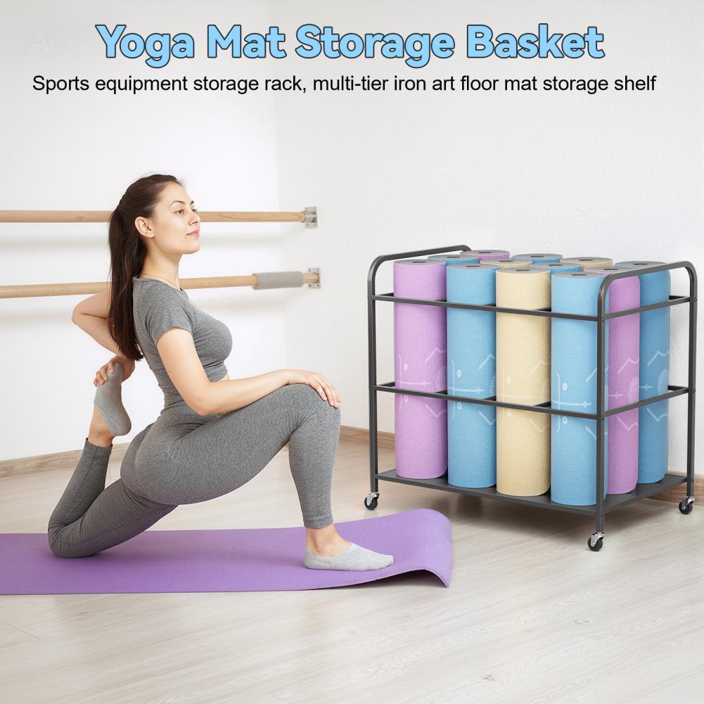 Carrello porta tappetini yoga  - Home Gym Yoga Mat Storage recensione e prezzo