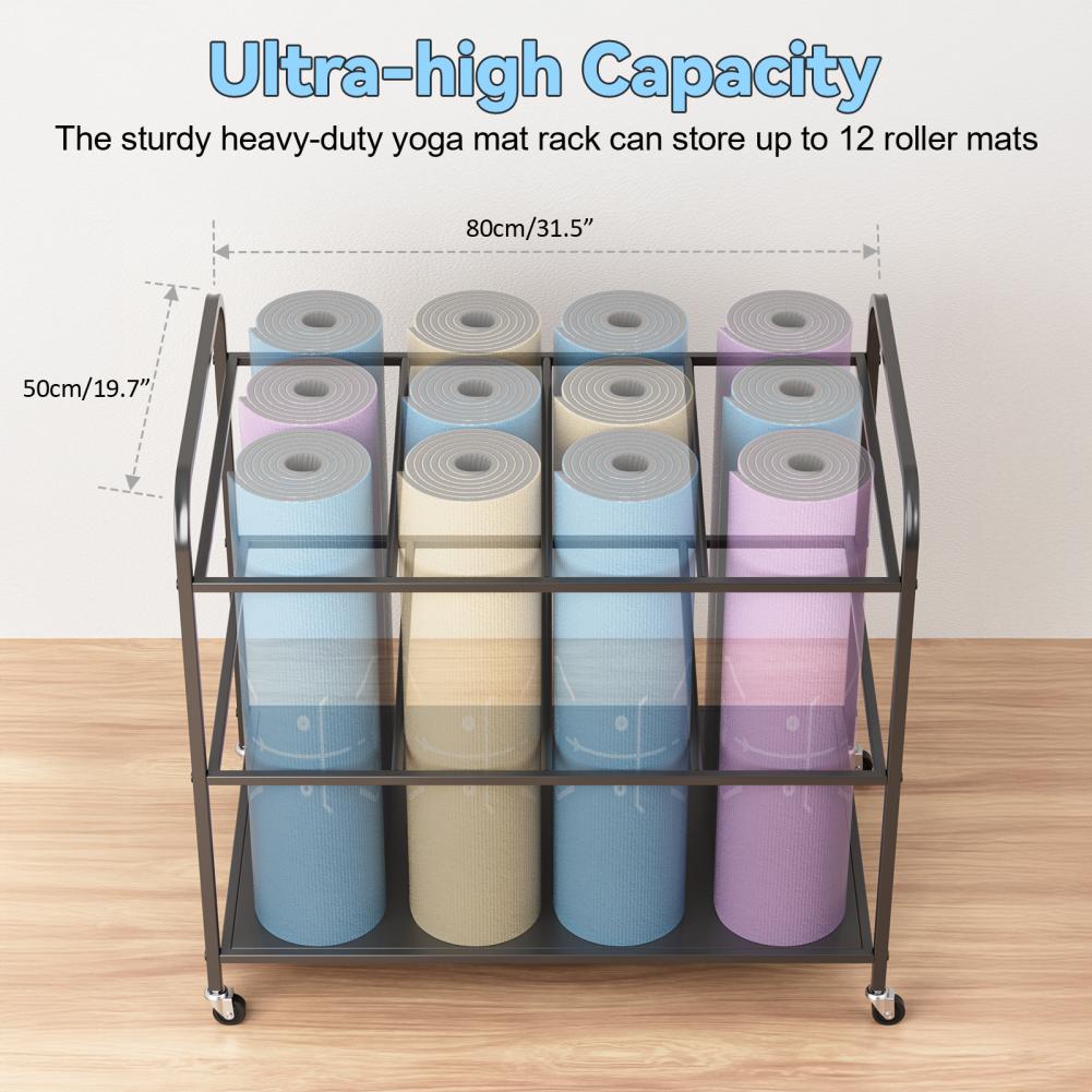 Carrello porta tappetini yoga  - Home Gym Yoga Mat Storage recensione e prezzo