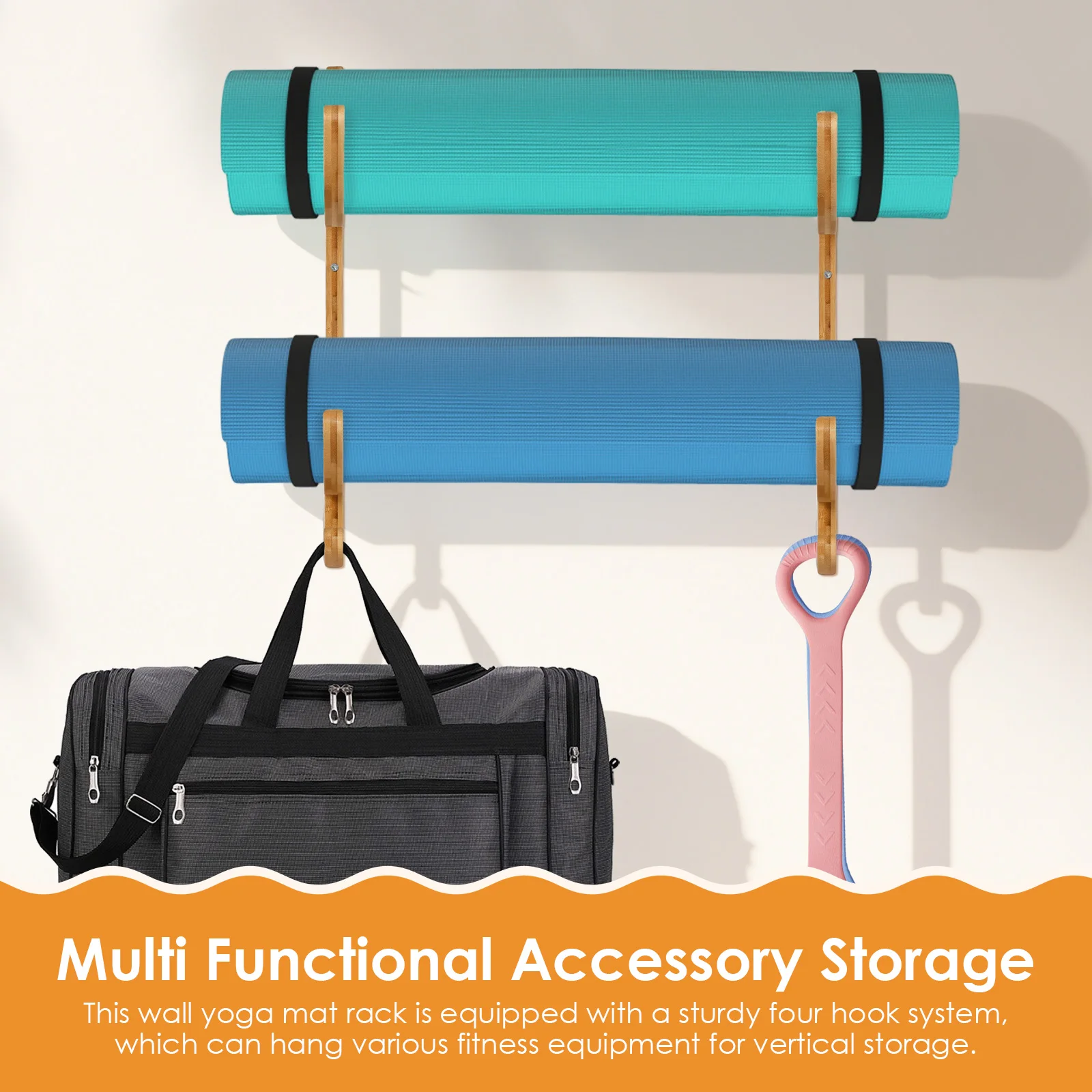 2 Pezzi Porta Tappetini Yoga d - Home Gym Yoga Mat Storage recensione e prezzo