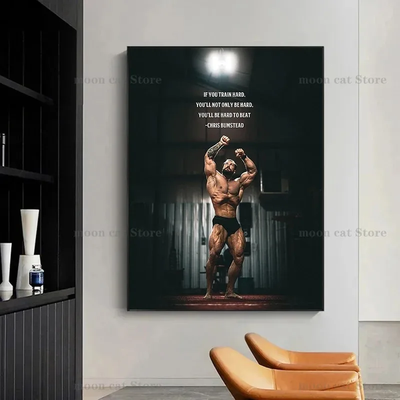 Pittura su tela Chris Bumstead - Home Gym Quotes recensione e prezzo