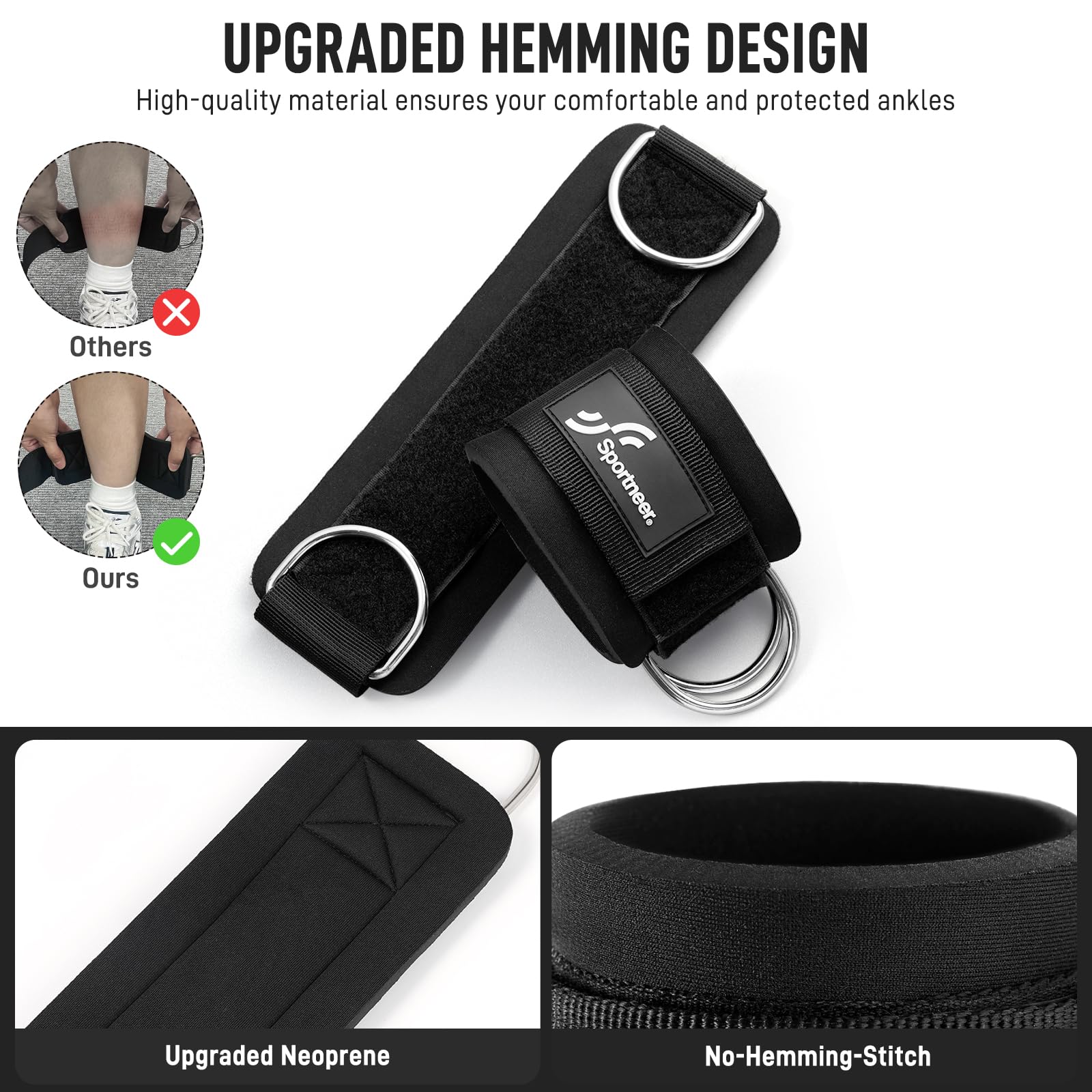 Sportneer Cinturini alla cavig - Home Gym Leg Extension recensione e prezzo