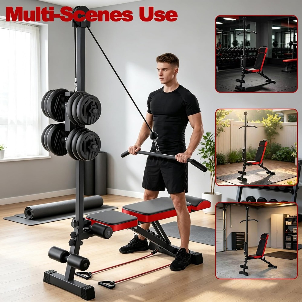 Panca Multifunzionale con Sist - Home Gym Weight Bench recensione e prezzo