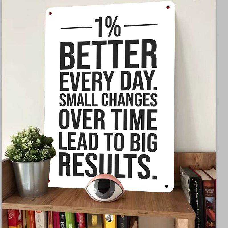 1% Migliore ogni giorno Motiva - Home Gym Quotes recensione e prezzo