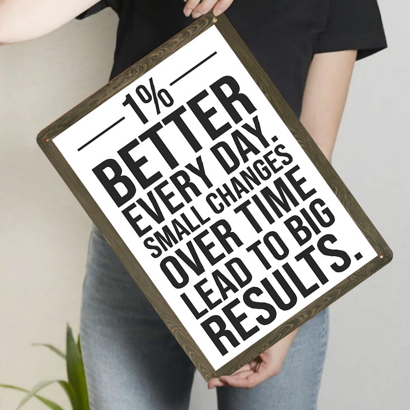 1% Migliore ogni giorno Motiva - Home Gym Quotes recensione e prezzo