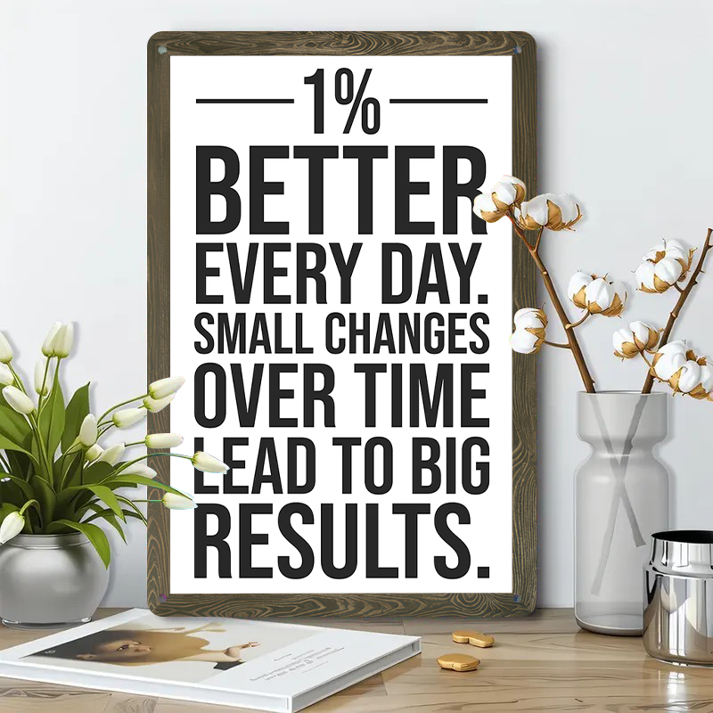 1% Migliore ogni giorno Motiva - Home Gym Quotes recensione e prezzo