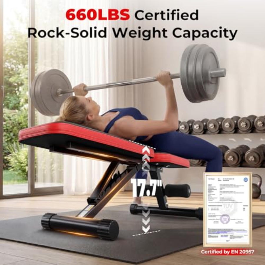 Panca pesi regolabile per home - Home Gym Weight Bench recensione e prezzo