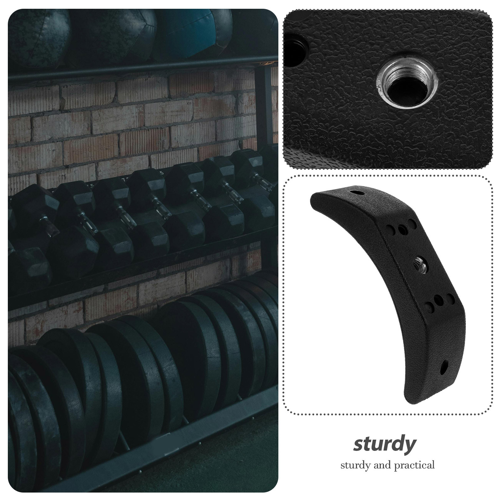 4 pezzi supporto per manubri m - Home Gym Weight Bench recensione e prezzo