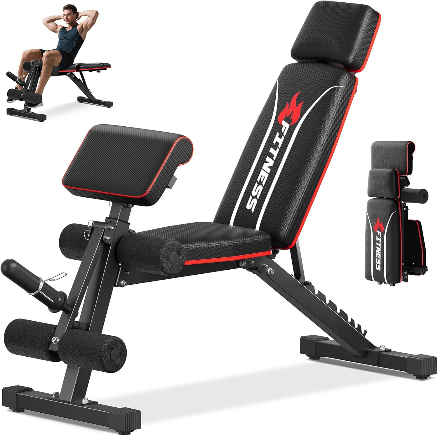 Panca per Pesi Pieghevole per  - Home Gym Weight Bench recensione e prezzo