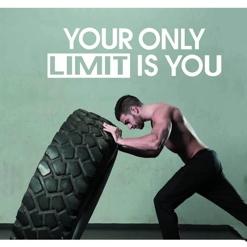 Il tuo unico limite è te-adesi - Home Gym Quotes recensione e prezzo