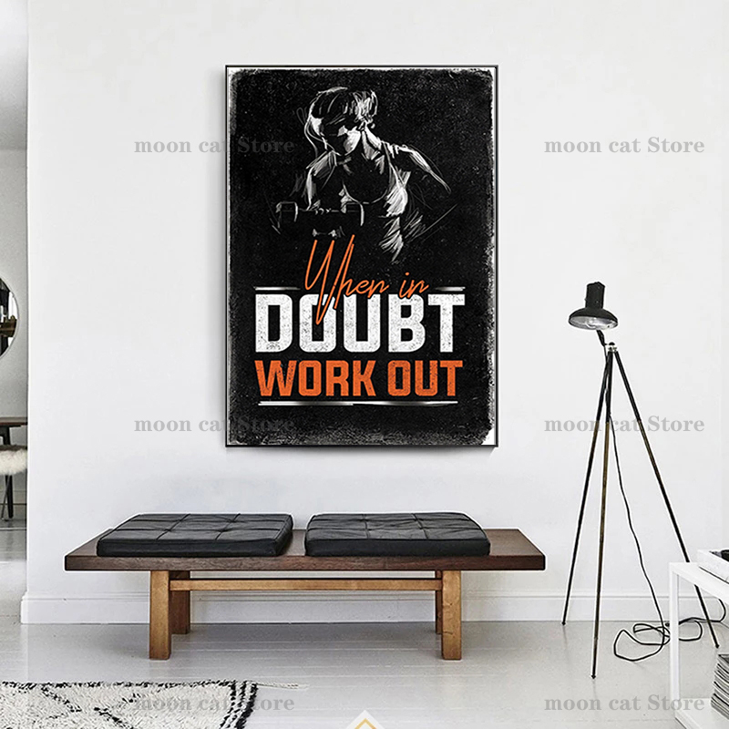 Poster sportivo Fitness Bodybu - Home Gym Quotes recensione e prezzo